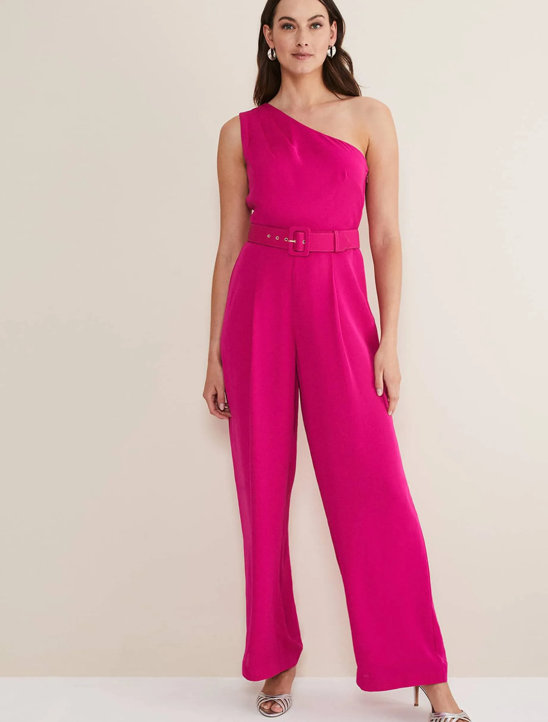 Luisa One Shoulder Jumpsuit