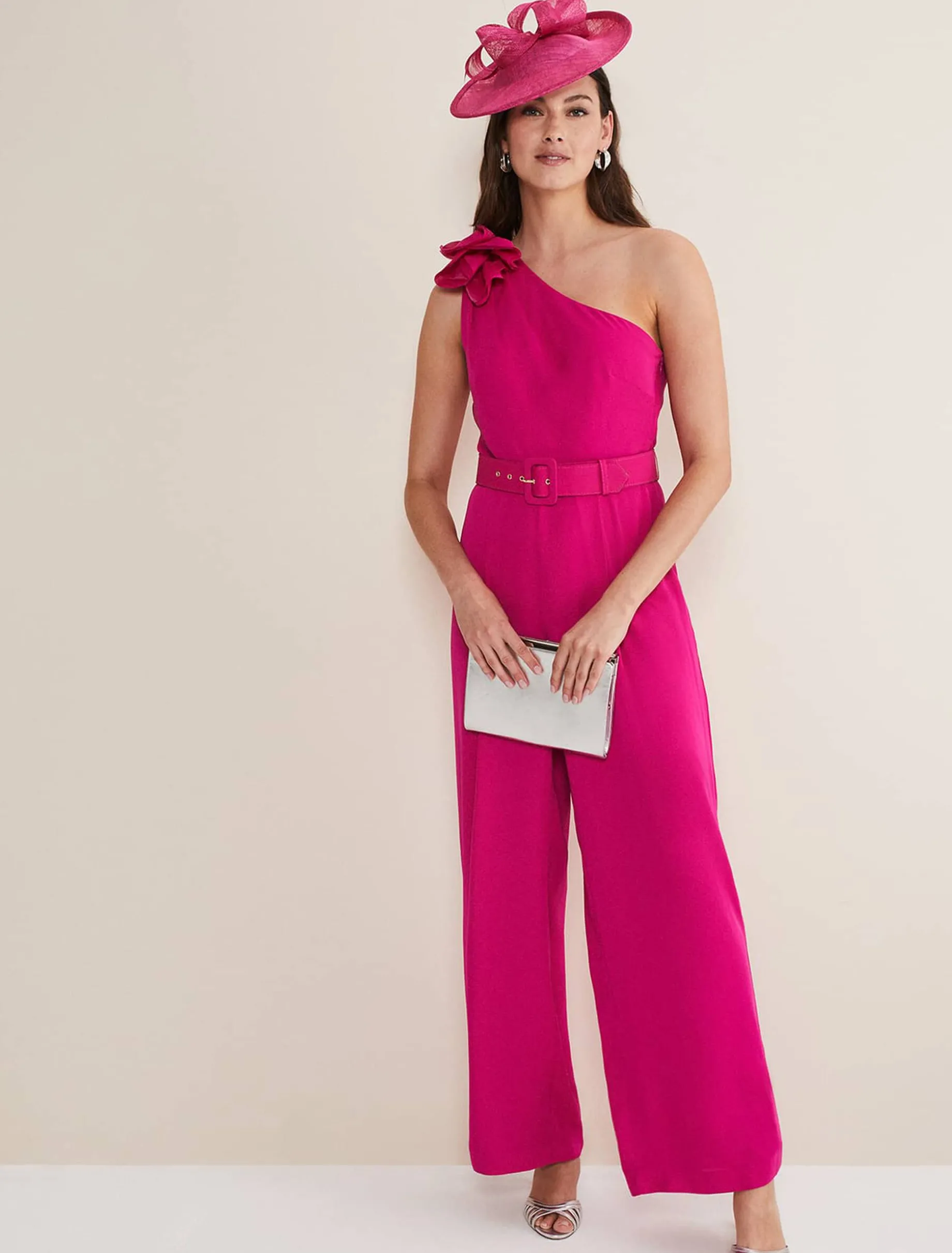 Luisa One Shoulder Jumpsuit