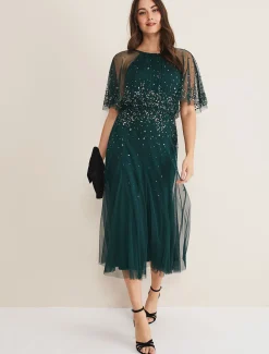 Lumi Short Tulle Beaded Dress