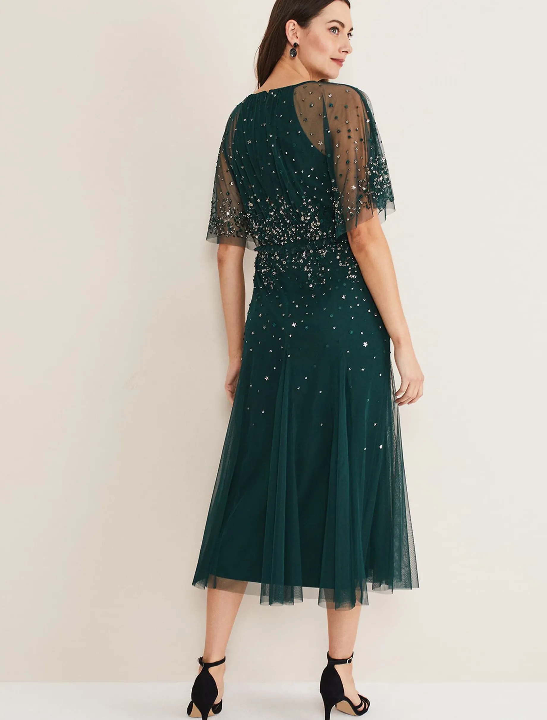 Lumi Short Tulle Beaded Dress