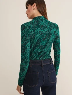 Macey High Neck Top