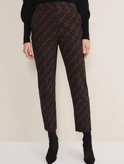 Mackenzie Geo Jacquard Tapered Trouser
