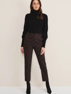 Mackenzie Geo Jacquard Tapered Trouser