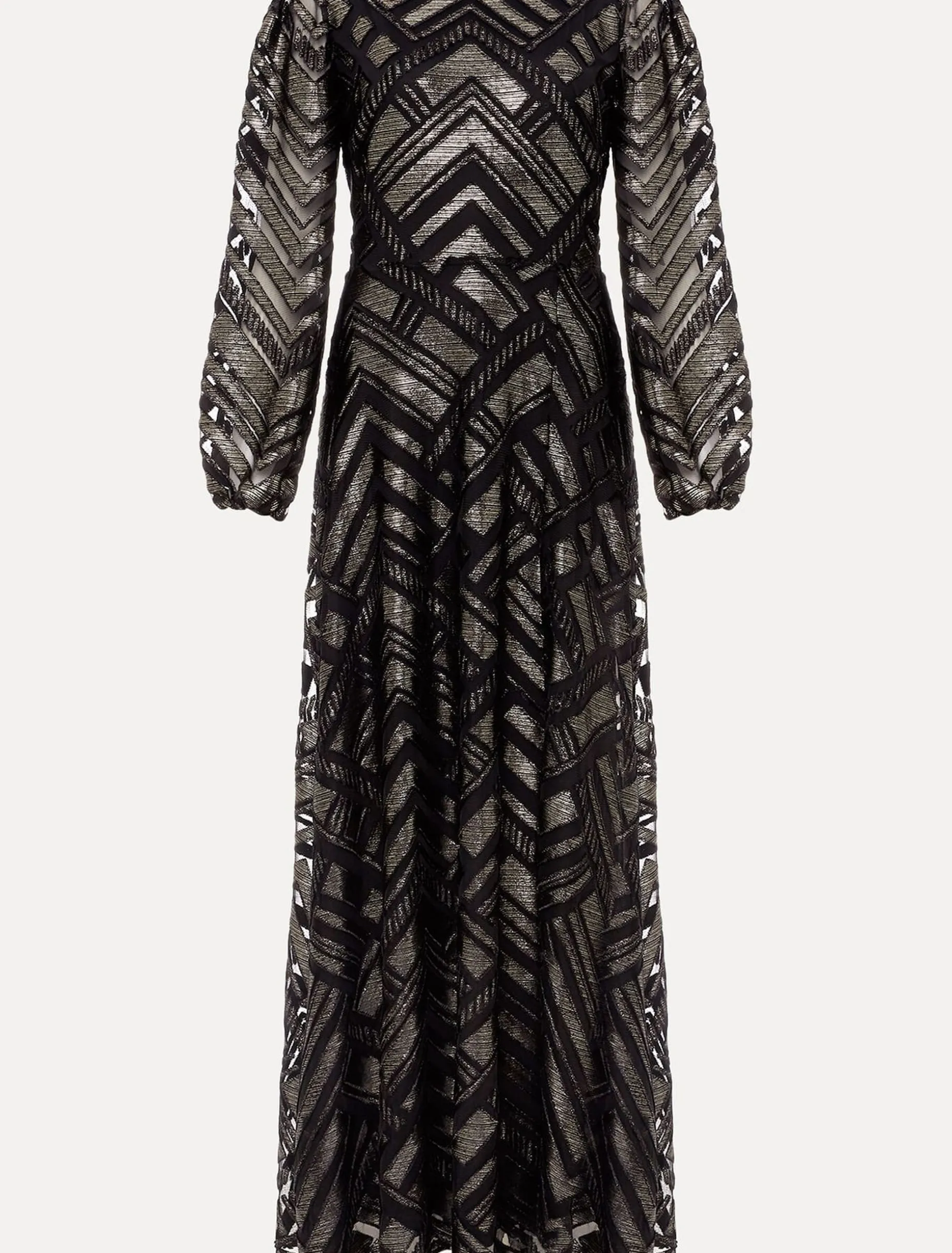 Madeliene Chevron Maxi Dress