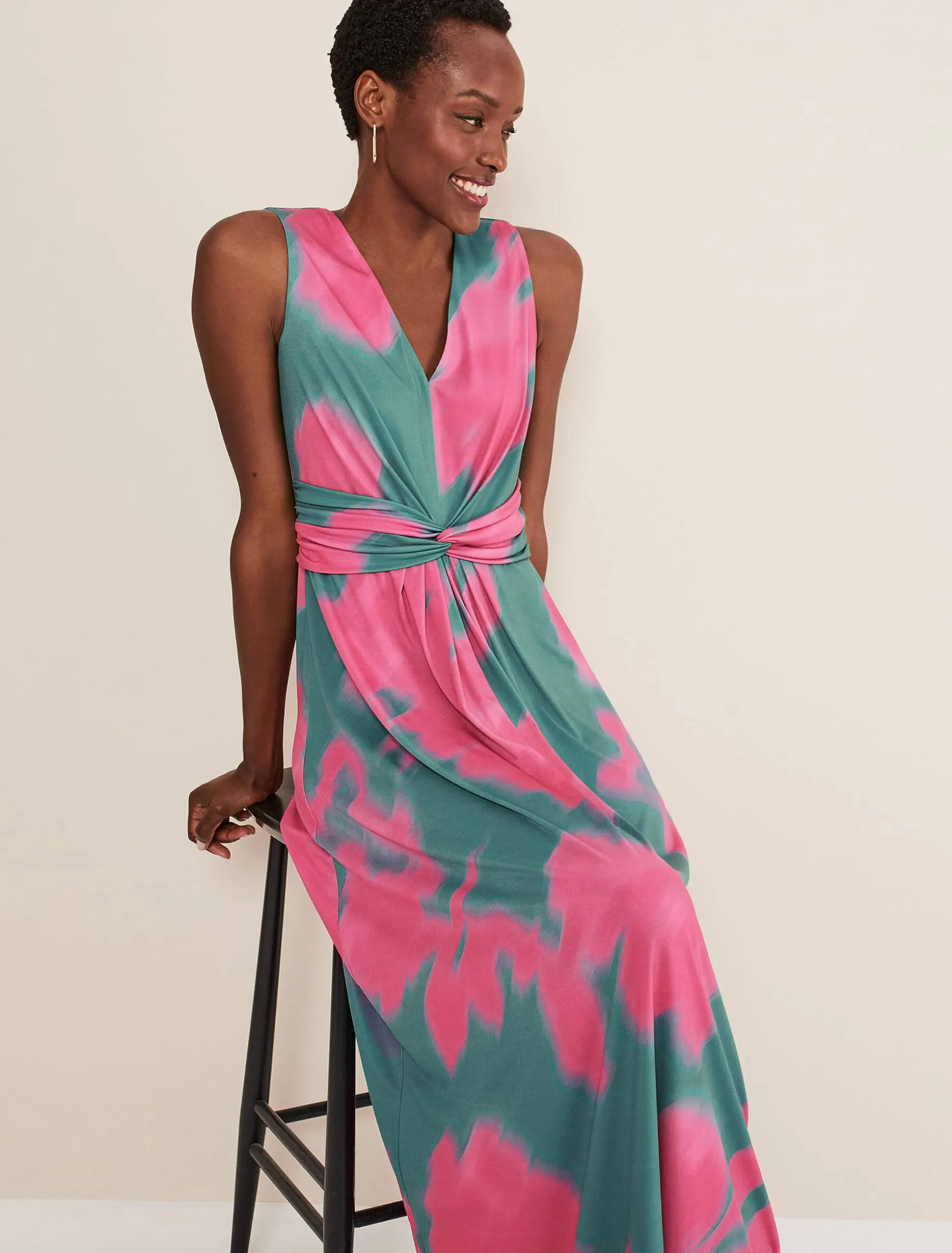 Madison Abstract Maxi Dress