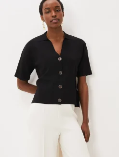 Mae Button Down Knit
