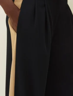 Mae Side Stripe Wide Leg Trouser