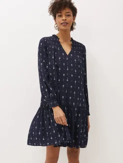 Magda Geometric Print Swing Dress