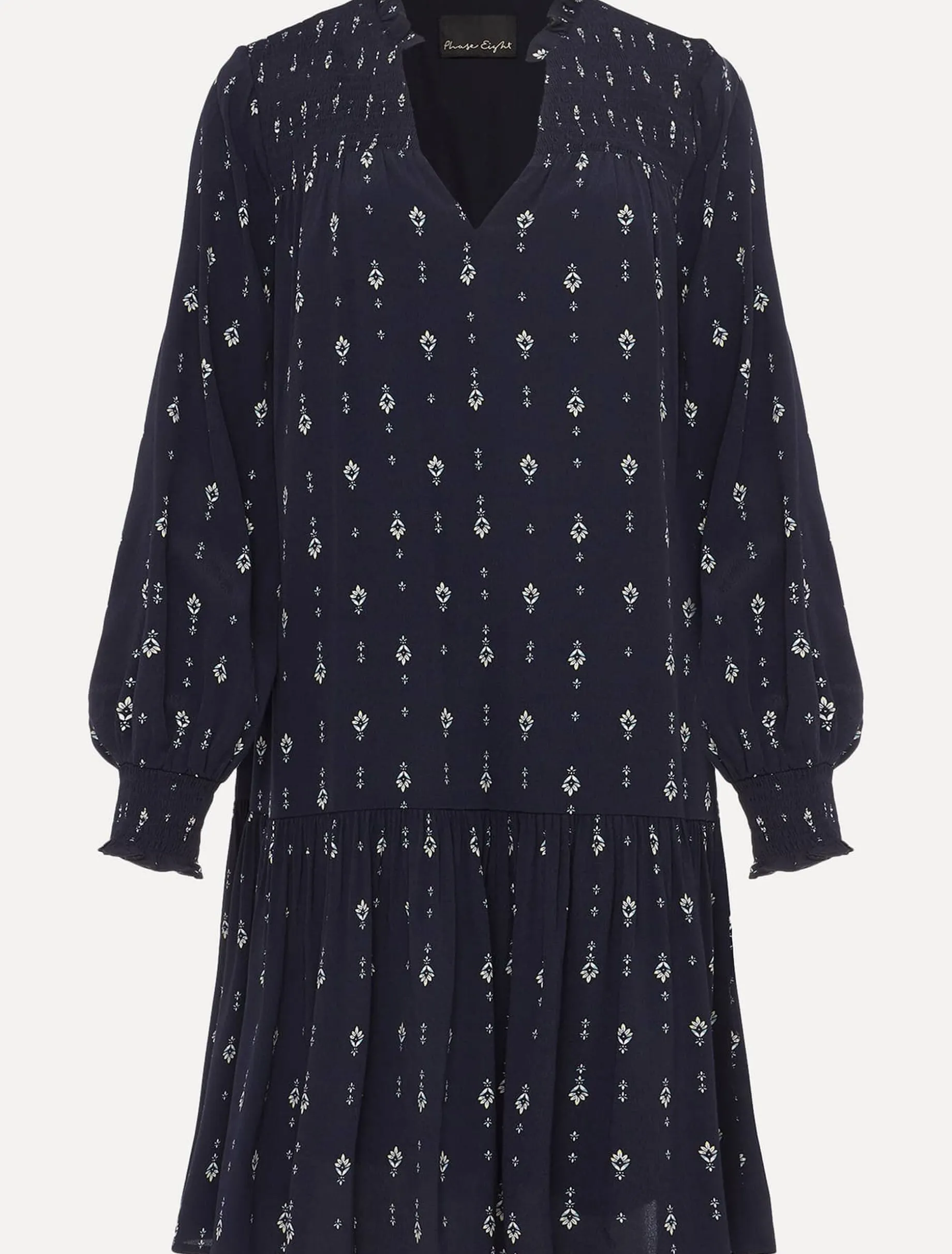 Magda Geometric Print Swing Dress