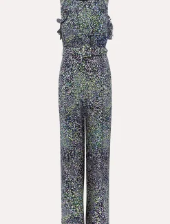 Maggie Ditsy Ruffle Jumpsuit
