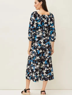 Magnolia Floral Jersey Jumpsuit