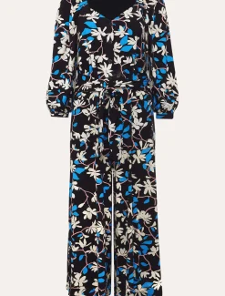 Magnolia Floral Jersey Jumpsuit
