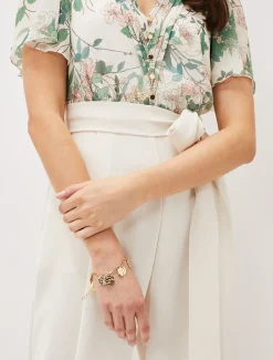 Magsie Plated Disc Bracelet