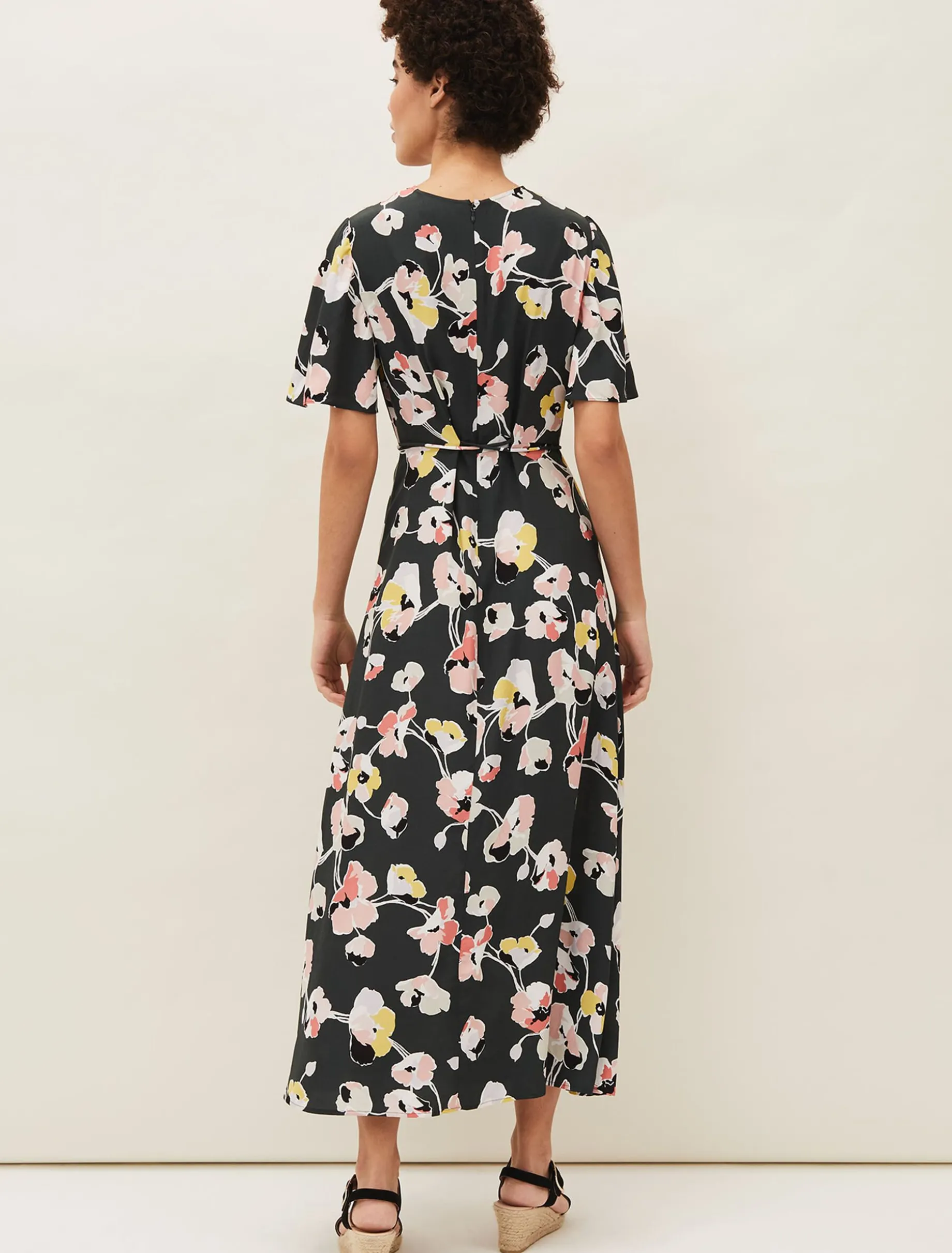 Malala Floral Midi Dress