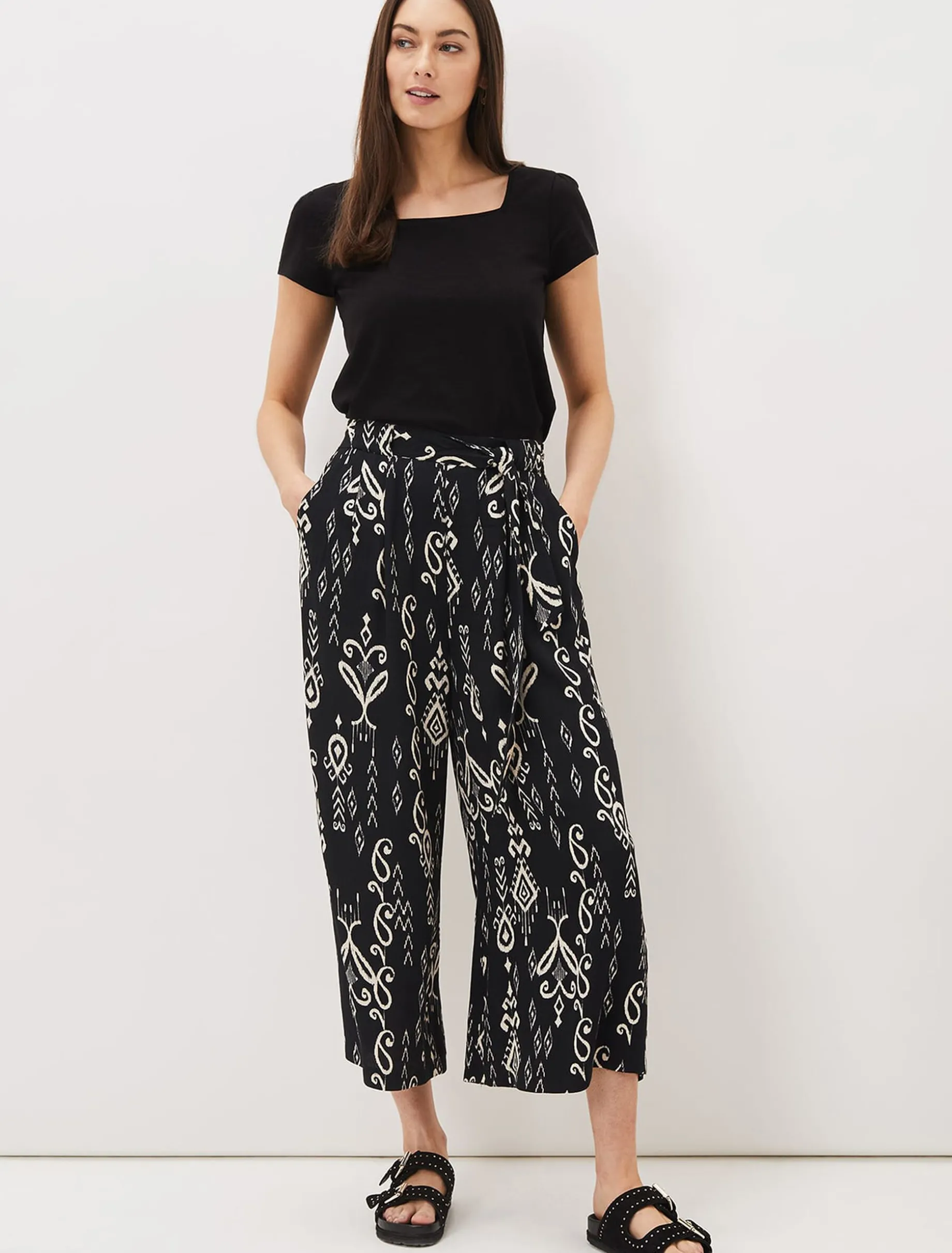 Malaya Ikat Printed Culotte
