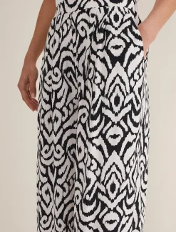 Malaya Printed Wide Leg Culottes
