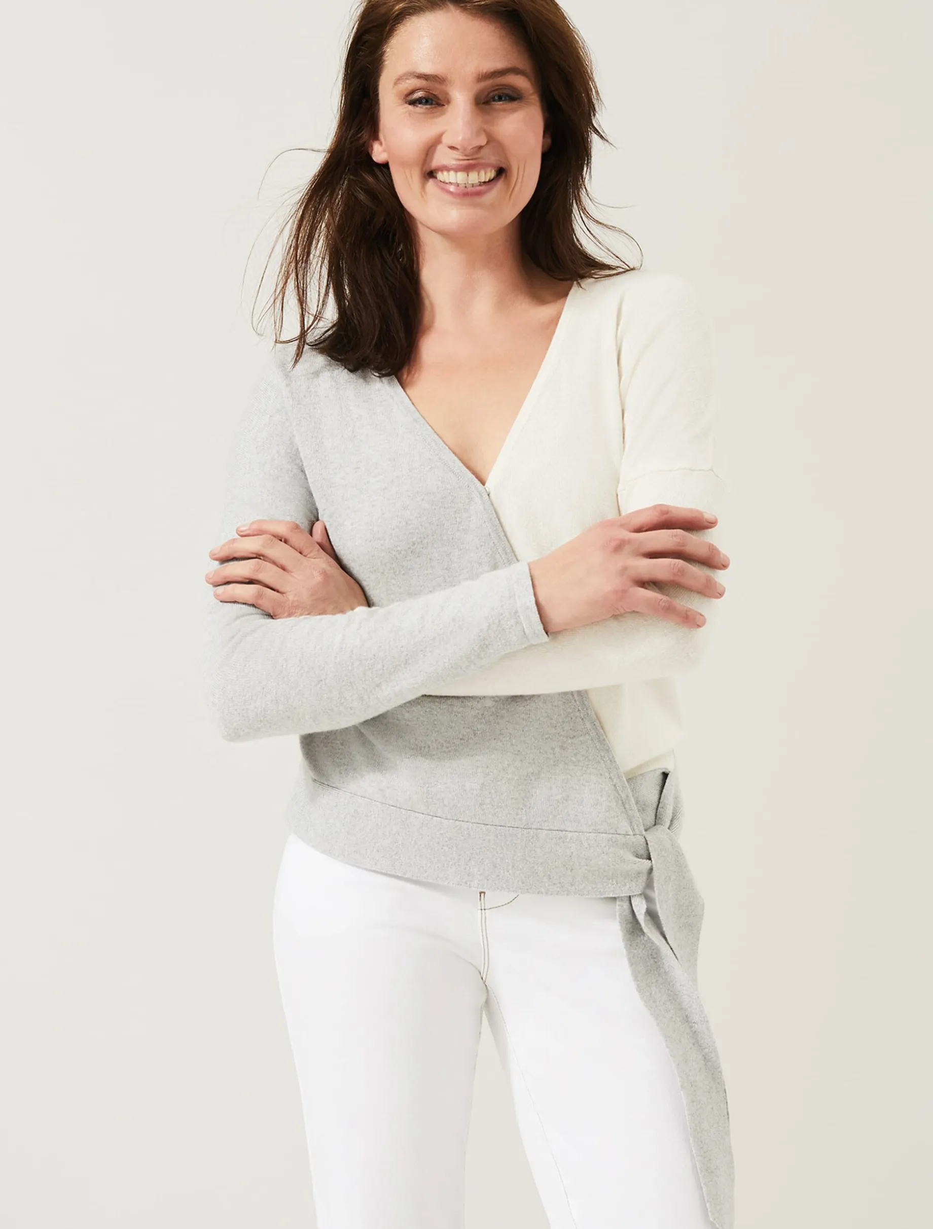 Maliah Colourblock Knit Top