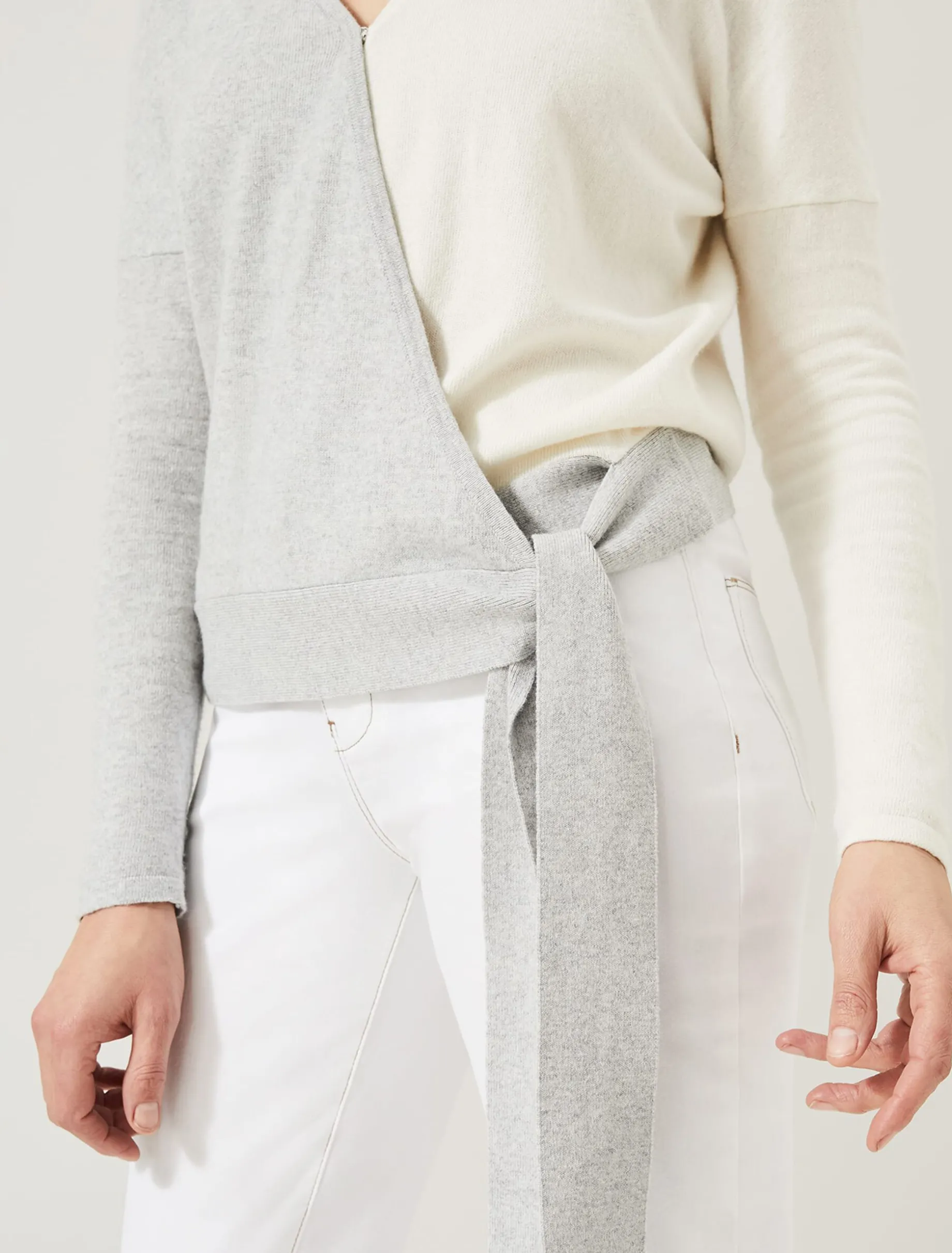 Maliah Colourblock Knit Top