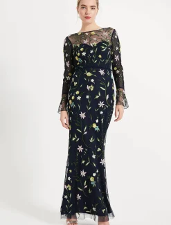 Mallory Embroidered Maxi Dress