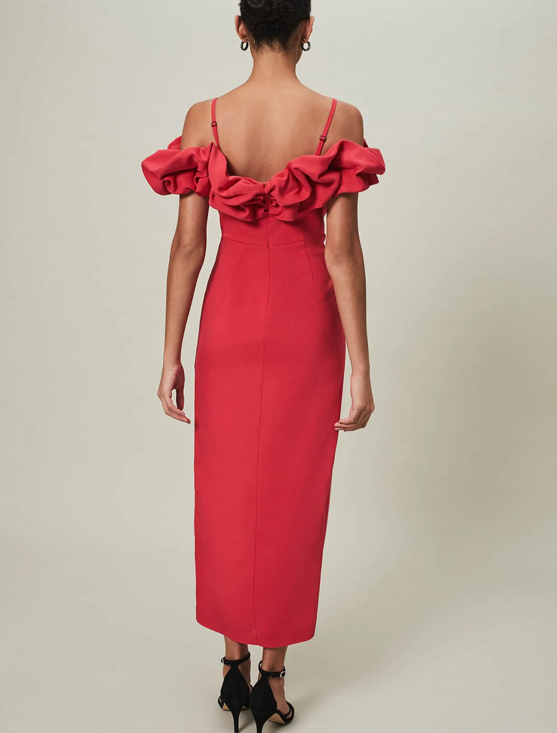 Mallory Off The Shoulder Midaxi Dress