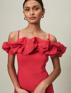 Mallory Off The Shoulder Midaxi Dress
