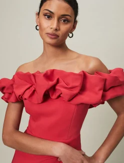 Mallory Off The Shoulder Midaxi Dress