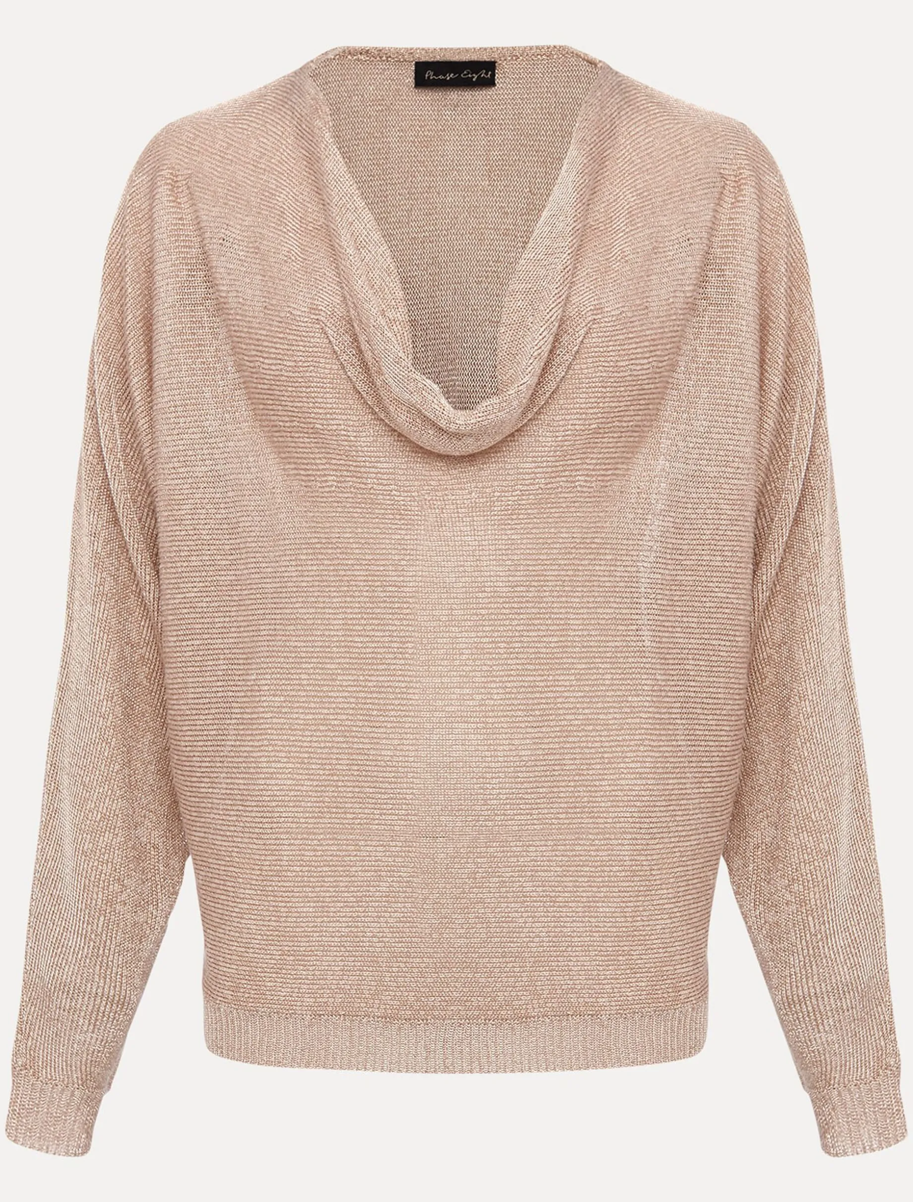 Malti Metallic Cowl Neck Knit