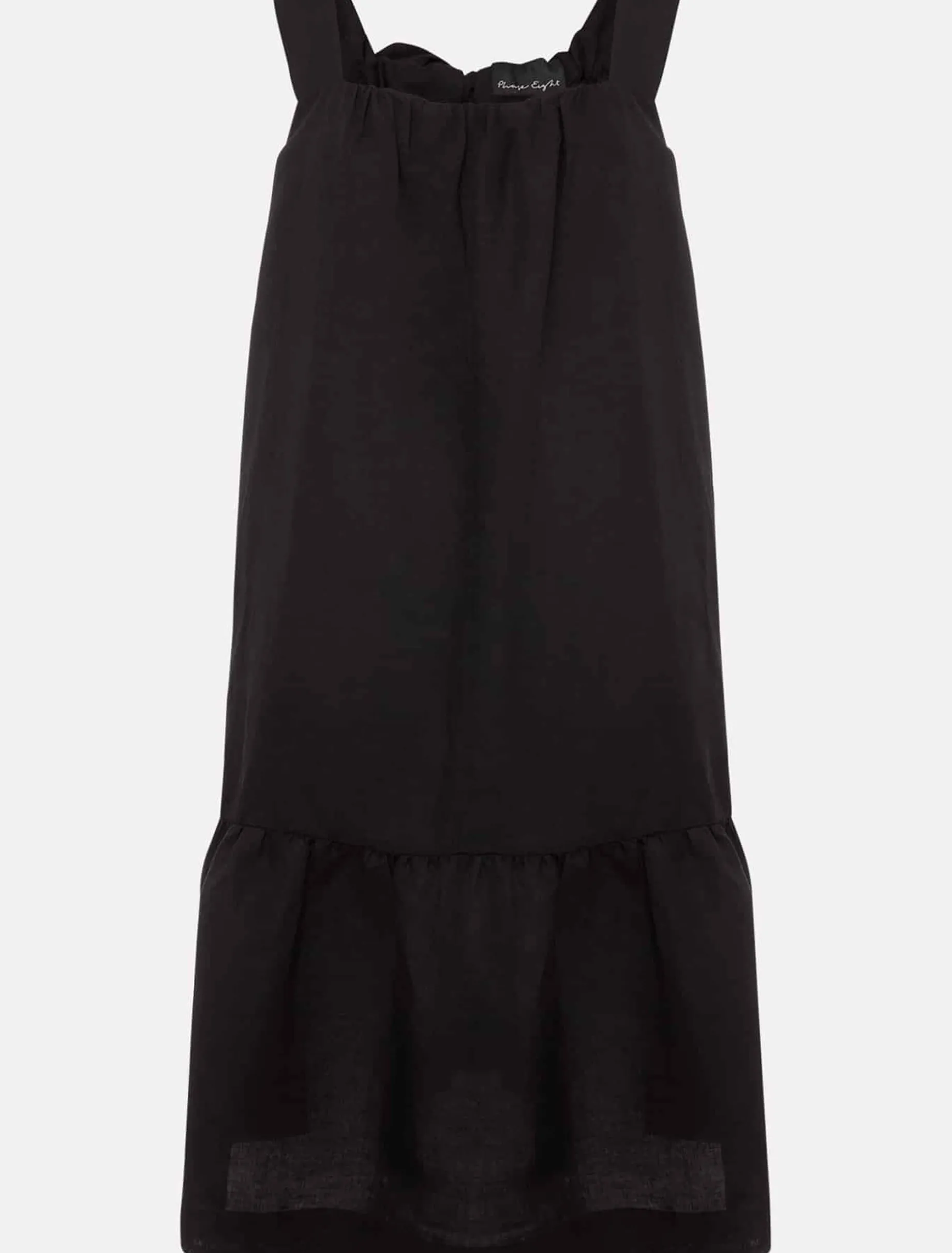 Mandy Strappy Linen Bow Back Swing Dress