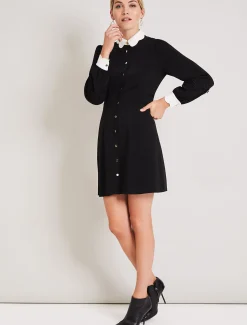 Maneki Collar Dress