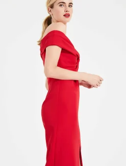 Marcelina Twist Maxi Dress