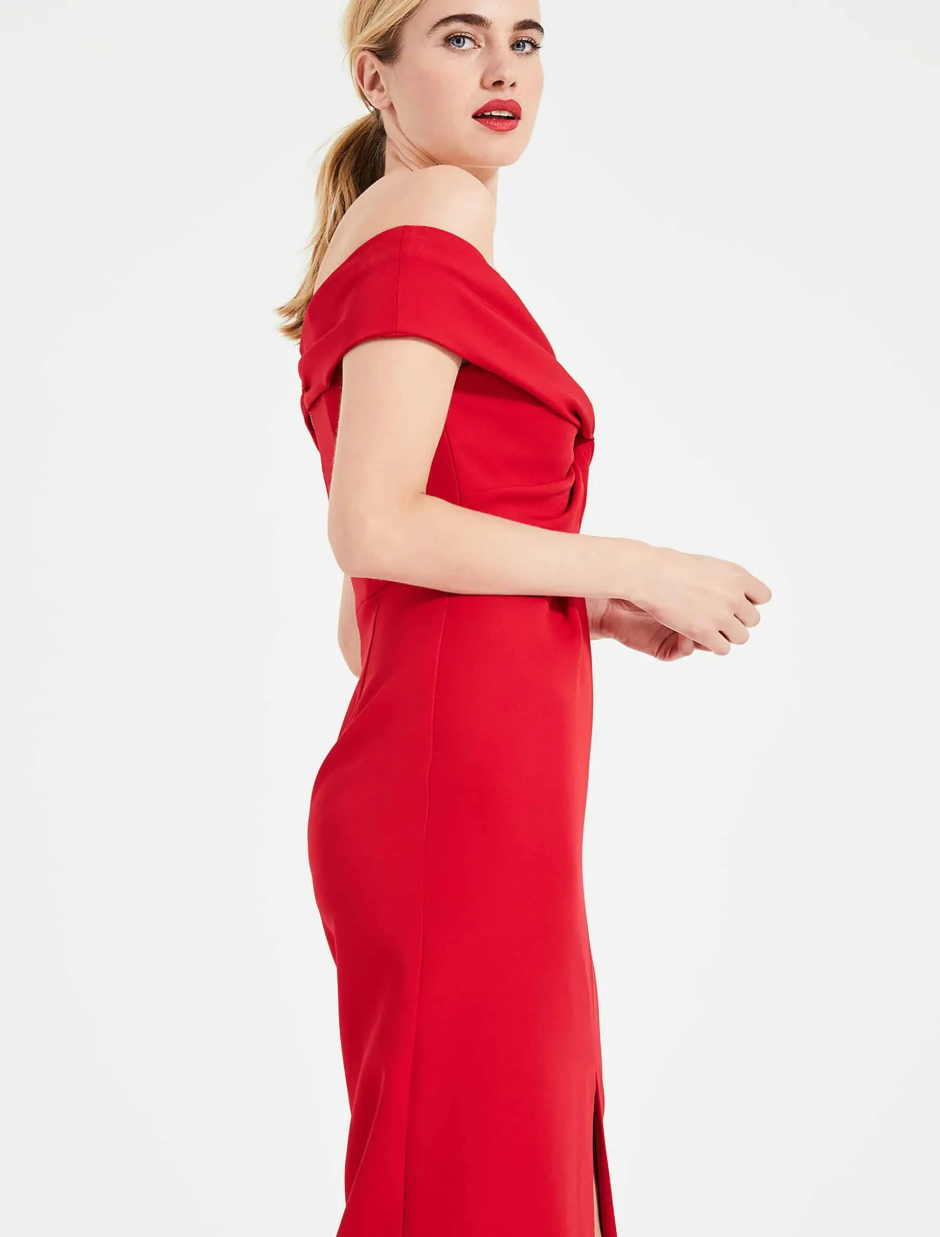Marcelina Twist Maxi Dress