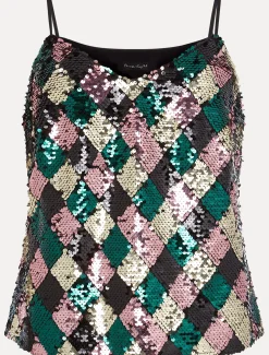 Mari Diamond Sequin Camisole Co-Ord