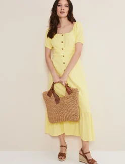 Maribella Linen Midi Dress