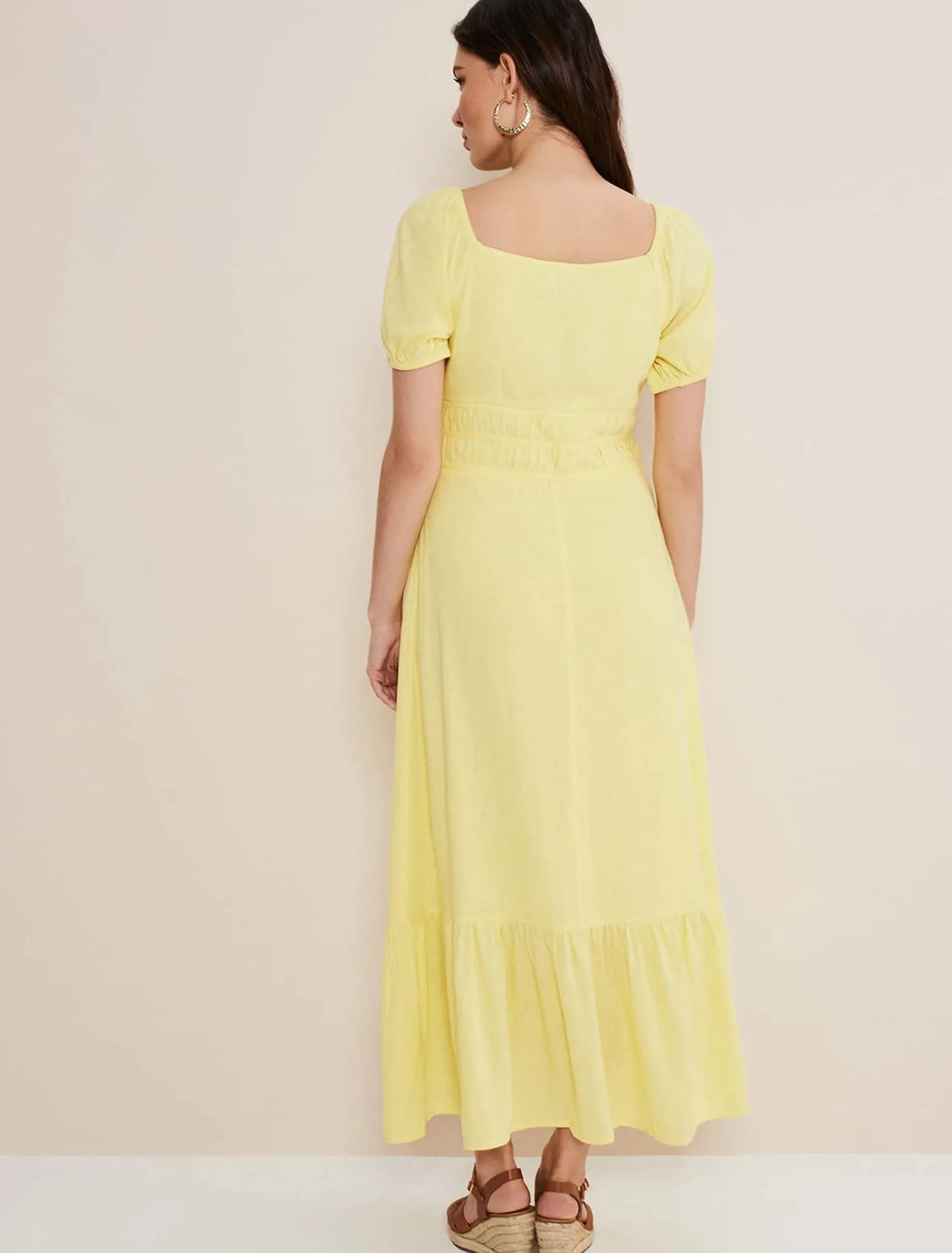 Maribella Linen Midi Dress