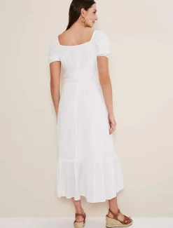 Maribella Linen Midi Dress
