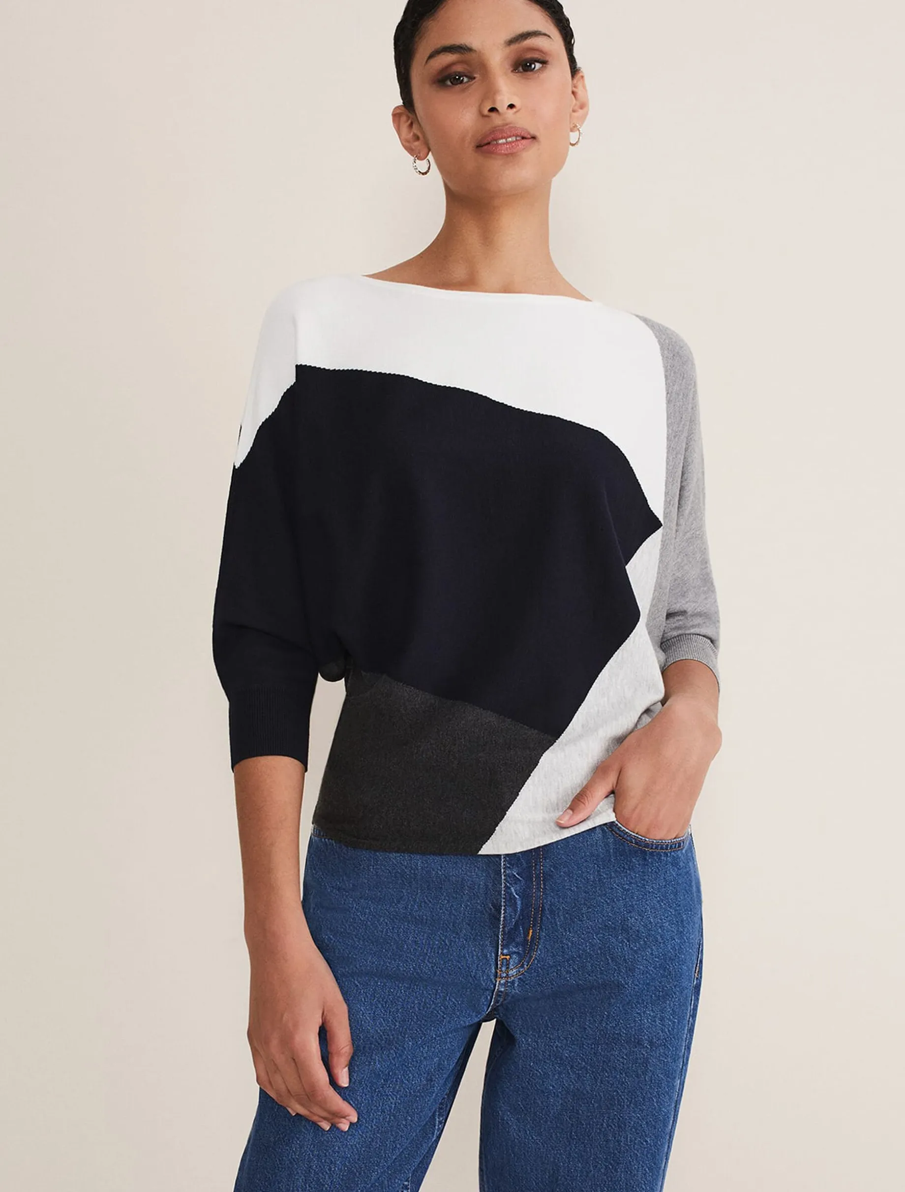 Marie Colour Block Knit