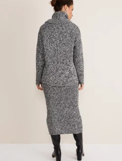 Marina Flecked Coord Knitted Skirt