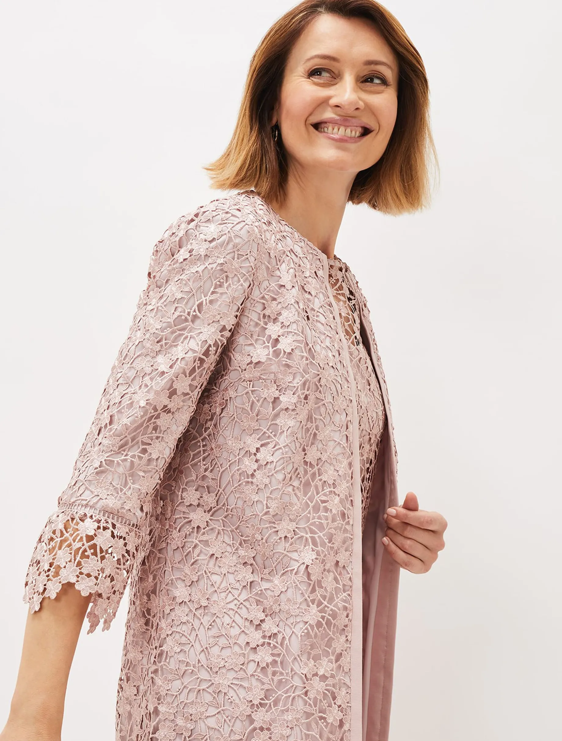 Mariposa Lace Occasion Coat