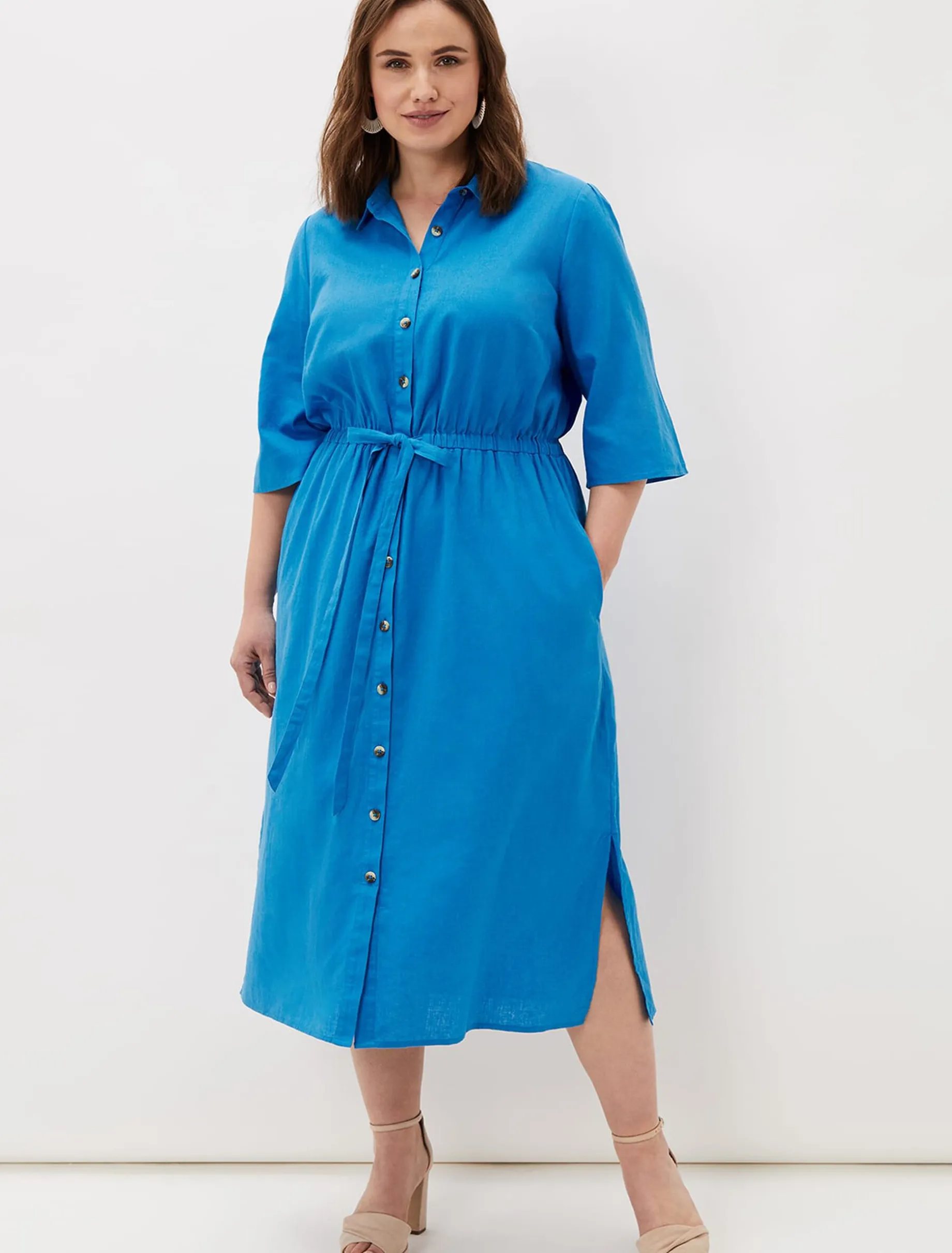 Marlene Tie Shirt Dress