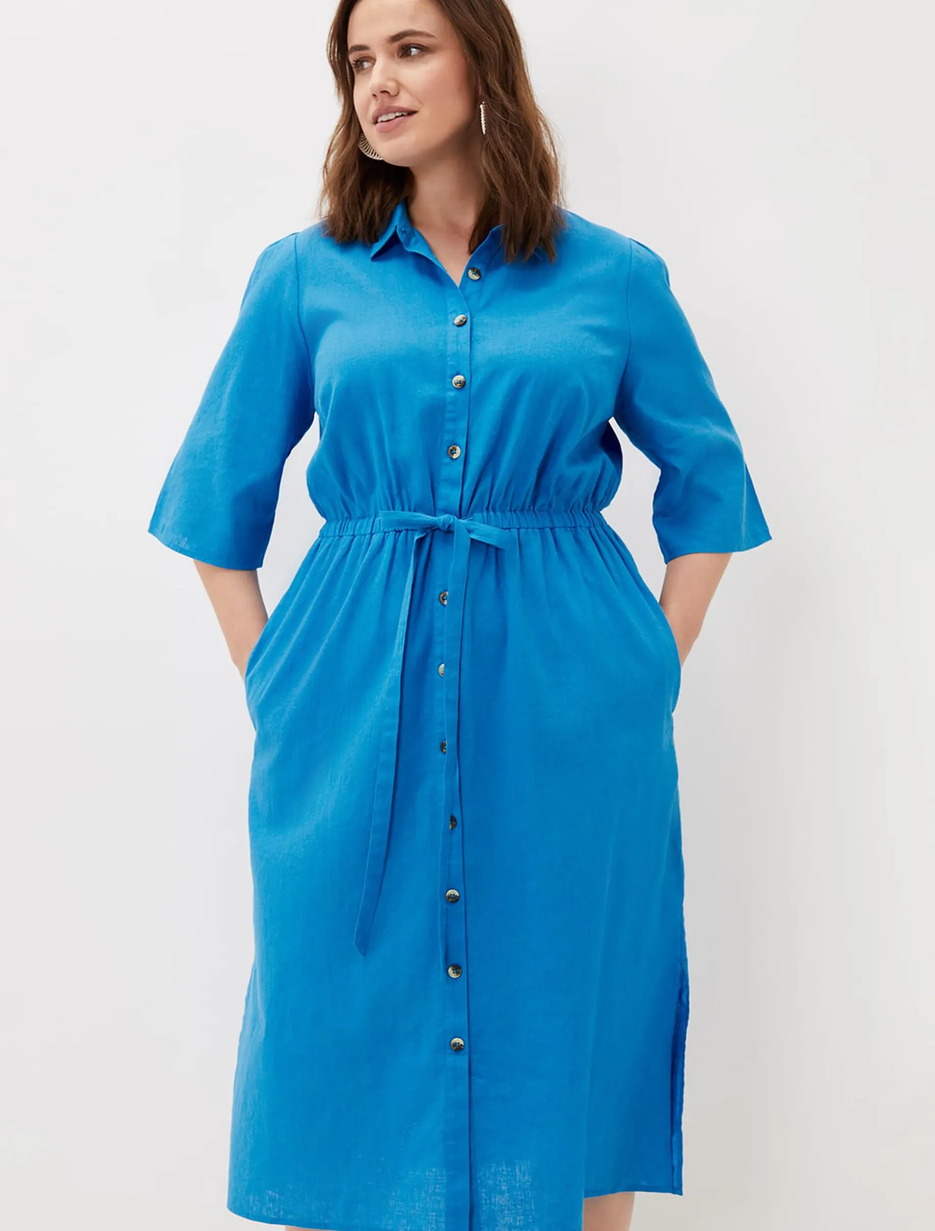 Marlene Tie Shirt Dress