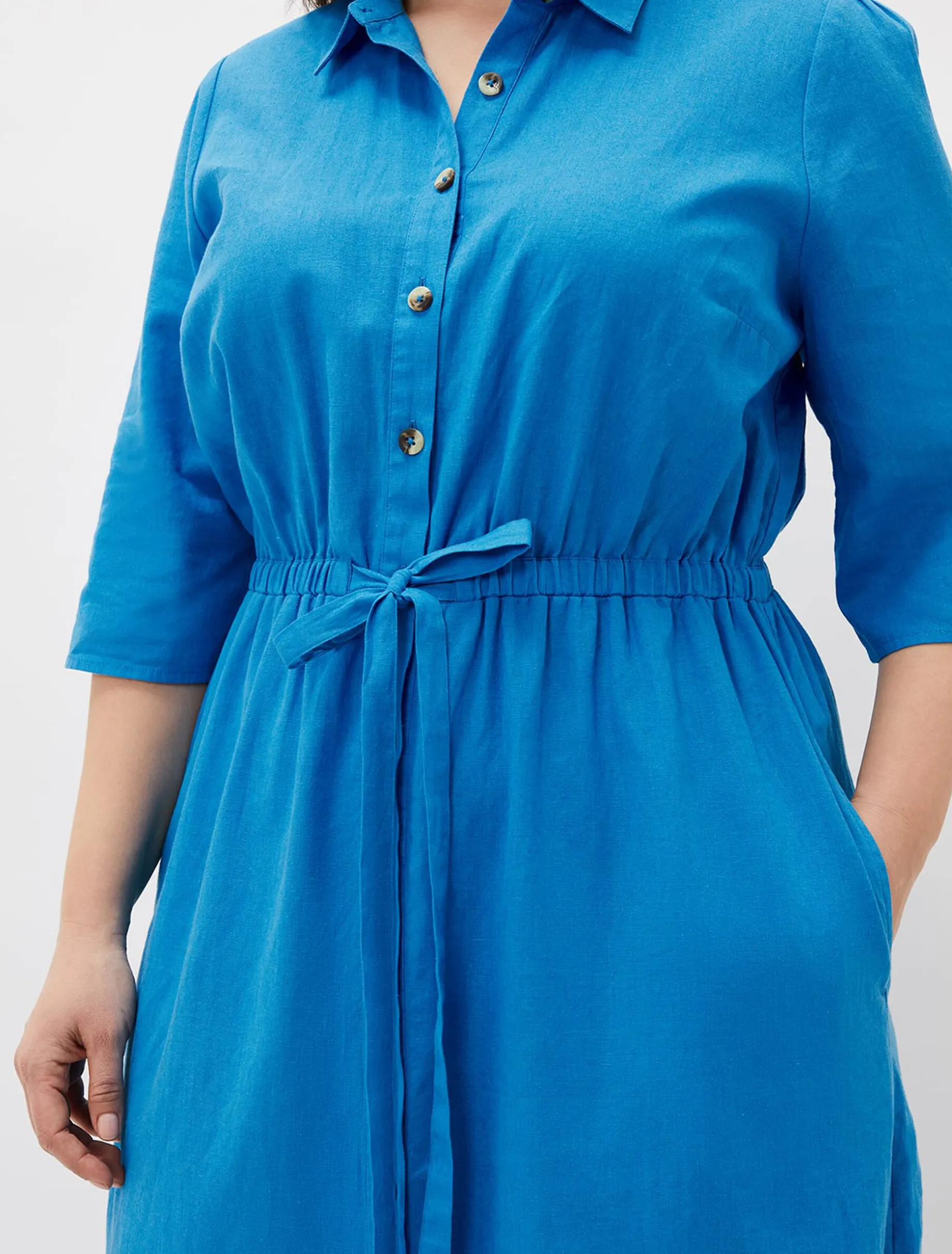 Marlene Tie Shirt Dress