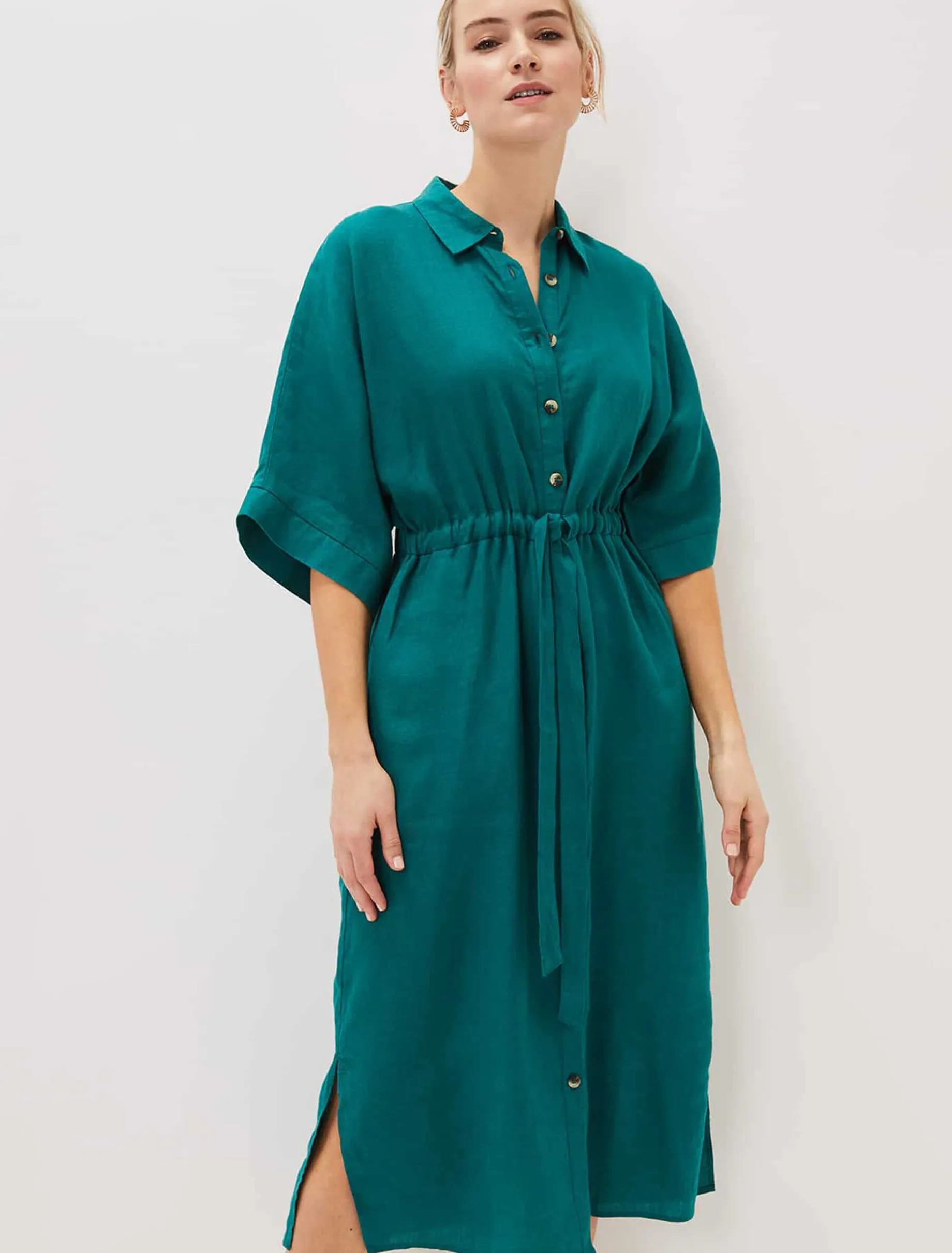 Marlene Tie Shirt Dress