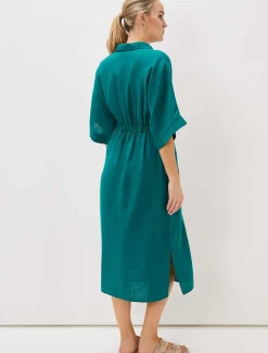 Marlene Tie Shirt Dress