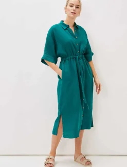 Marlene Tie Shirt Dress