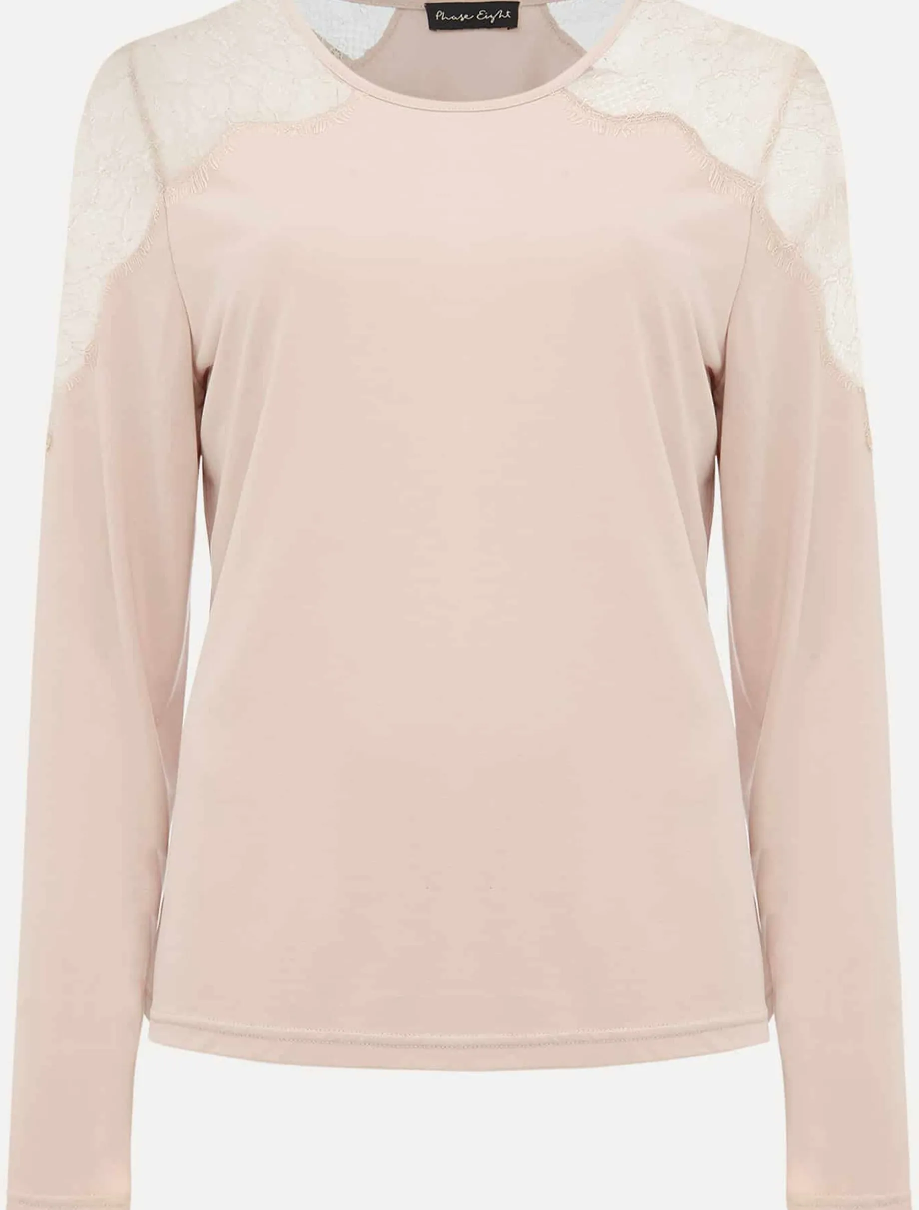 Marlie Lace Long Sleeved Pyjama Top