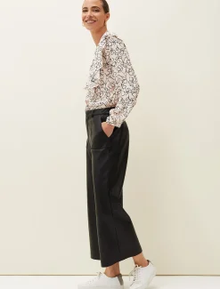Martha Faux Leather Culottes