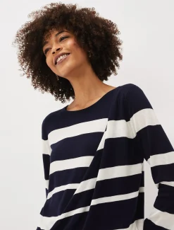 Mary Stripe Fine Knit Jumper