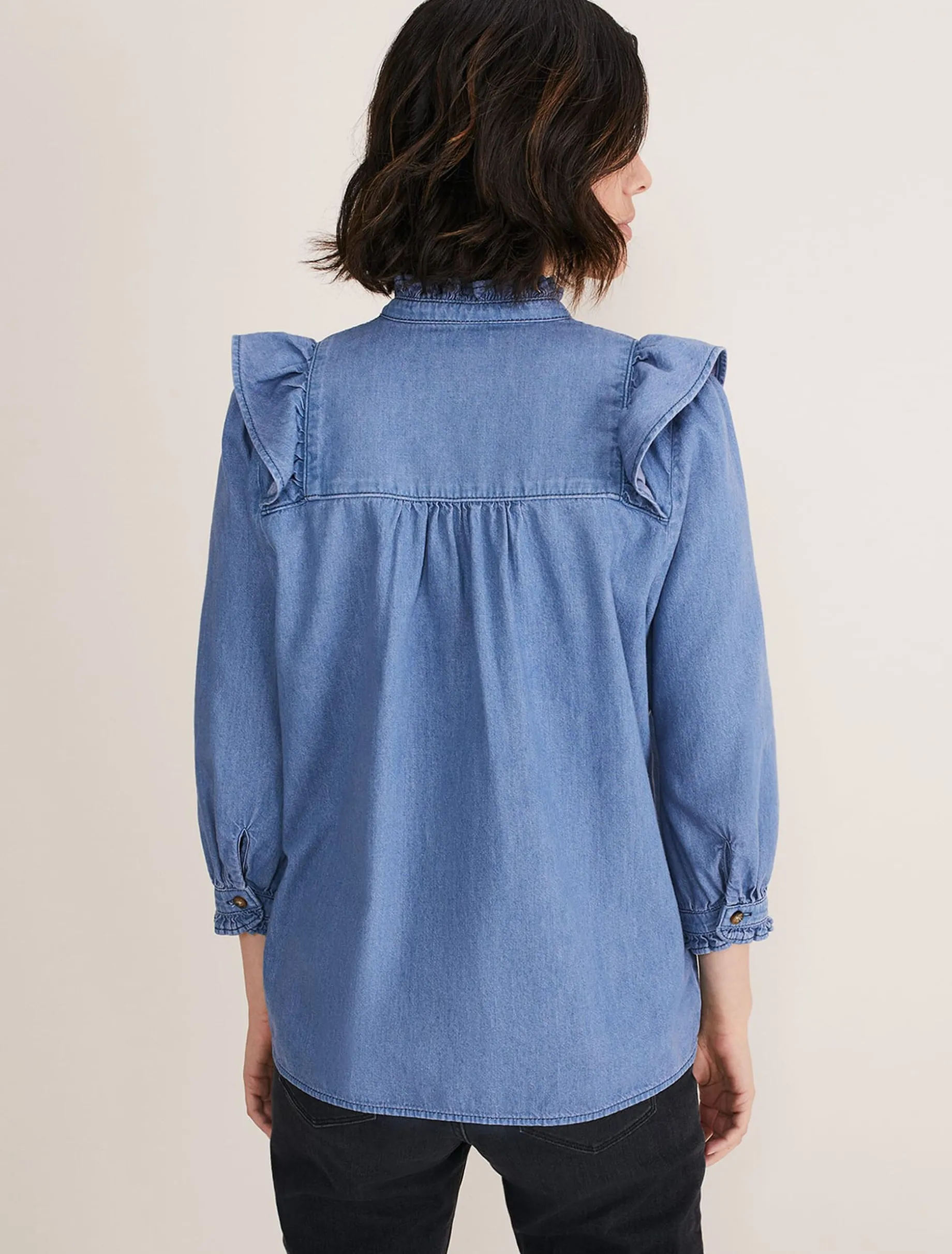 Maryam Ruffle Front Blouse