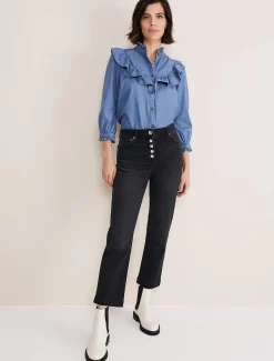 Maryam Ruffle Front Blouse