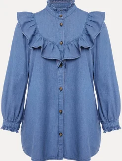 Maryam Ruffle Front Blouse
